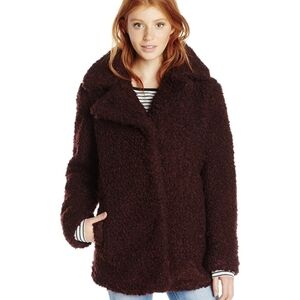 Celebrity Pink faux fur coat